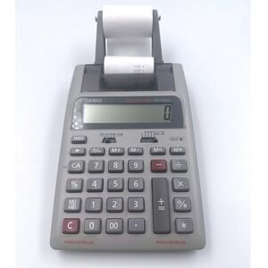 Casio HR-100LC Printing Calculator 2-Color w/ Paper Tape Tested/Works!